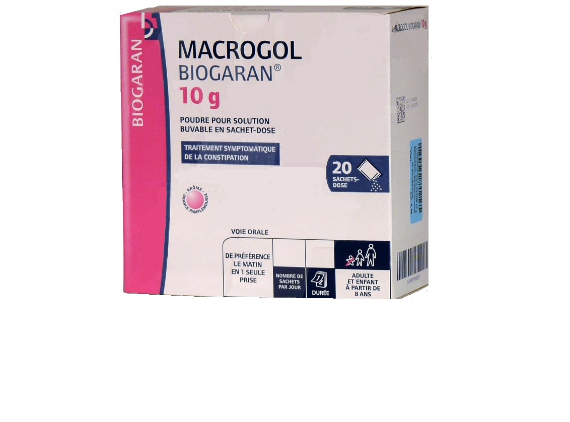 MACROGOL 4000 10g - 20 sachets 10.0 g - Pharmacie du Mas Cerise
